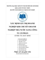 Thẩm định giá trị Công ty cổ phần cơ điện lạnh.doc