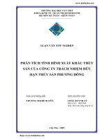 Phân tích tình xuất khẩu thủy sản của công ty TNHH thủy sản Phương Đông.pdf