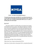 marketting cách thức định vị thương hiệu của nivea