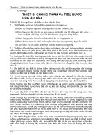 Thiết kế Âu tàu - Chương 7