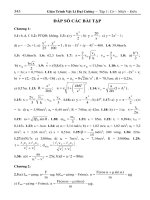 Giáo trình vật lí đại cương