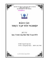 Quy Trình Lắp Đặt Một Trạm BTS