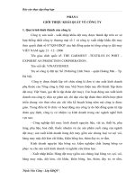 Hoạt động sản xuất kinh doanh của Công ty sản xuất - xuất nhập khẩu dệt may VINATEXIMEX.docx