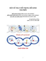 Một số thay đổi trong hồi sinh tim phổi