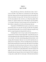 Luận văn Giải pháp nhằm nâng cao hiệu quả kinh tế sản xuất lúa.doc