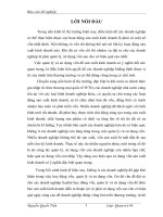 Vốn sản xuất kinh doanh và một số giải pháp nhằm nâng cao hiệu quả sử dụng vốn sản xuất kinh doanh tại Công ty TNHH Bao Bì Đức Lâm.doc