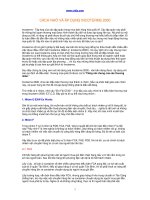 cách nhớ áp dụng incoterms 2000  