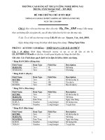 Đề thi tin học trình độ B - Đề 4