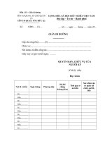 Mẫu Giấy đi đường