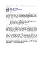 Phân tích báo cáo tài chính tại Xí nghiệp kinh doanh dịch vụ tổng hợp.