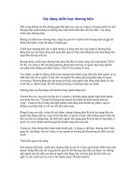 Xây dựng chiến lược thương hiệu