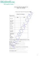 Đơn xin nhận Trẻ em Việt Nam làm con nuôi