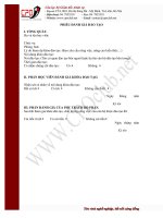 Phiếu đánh giá đào tạo