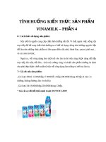 Tình huống kiến thức sản phẩm vinamilk. 4