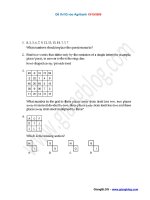 Đề thi IQ Agribank