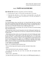 Dược lý học - Bài 32