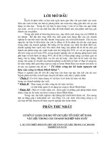 Tổ chức công tác kế toán nguyên vật liệu của Công ty Khoá Minh Khai.DOC