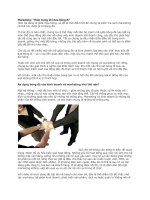 Marketing: Thận trọng khi đưa bóng đi 