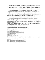Hệ thống thông tin trên thị trường chứng khoán ở Việt Nam - Thực trạng và giải pháp.DOC