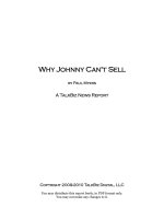 Why johnny can't sell