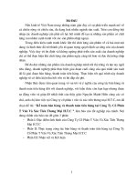 Thực trạng Kế toán bán hàng và thanh toán tiền hàng tại Công Ty Cổ Phần Tư Vấn Và Xúc Tiến Thương Mại H.T.C.doc