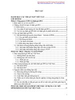 Thực trạng về định giá IPO và việc áp dụng các mô hình định giá IPO tại Việt Nam