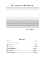 Xây dựng Tài liệu kỹ thuật công nghệ triển khai sản xuất sản phẩm Veston nam trong may công nghiệp.doc