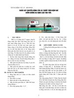 Khảo sát chuyển động cảu xe trượt