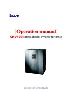 Tài Liệu Biến Tần INVT CHE190