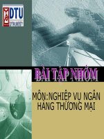 Bài tập nhóm 