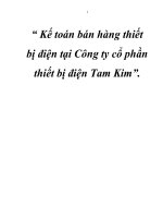 Kế toán bán hàng thiết bị điện tại Công ty cổ phần thiết bị điện Tam Kim.pdf