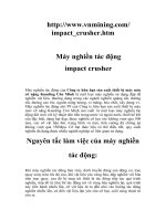 Máy nghiền tác động impact crusher