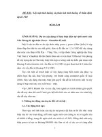 Lấy 1 tình huống và phân tích tình huống về thẩm định dự án FDI.DOC