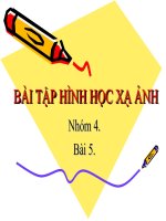 Hình học xạ ảnh 5