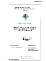 Phân tích hiệu quả hoạt động kinh doanh Công ty cổ phần thủy sản Minh Hải.pdf