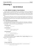 Bài giảng Điện tử số 1 - Chương 2