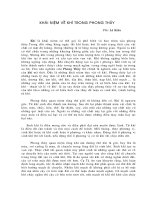 phong thủy trong xây dựng