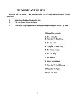 Thực trạng và giải pháp về việc sử dụng chứng khoán phái sinh ở Việt Nam