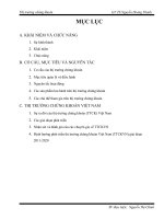 Thị trường chứng khoán Việt Nam và định hướng 2011 - 2020