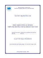 Phát triển công cụ option trên thị trường chứng khoán Việt Nam.pdf