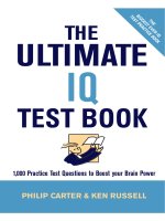 Đề thi vào ngân hàng - The Ultimatel IQ Test Book