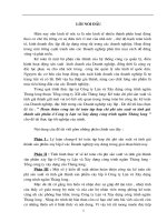 Hoàn thiện công tác kế toán tập hợp chi phí sản xuất và tính giá thành sản phẩm ở Công ty Lặn và Xây dựng công trình ngầm Thăng long.DOC