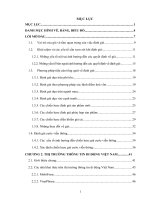 Luận văn thạc sỹ Chiến lược phát triển sản phẩm gói cước giai đoạn 2010 – 2015 của công ty thông tin di động vms mobifone.doc