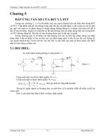 Mạch điện tử - chương 5 - Đáp ứng tần số của BJT và FET