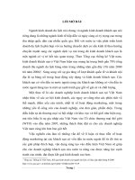 Hoạt động marketing của các khách sạn có vốn đầu tư nước ngoài tại Việt nam và Bài học kinh nghiệm cho các khách sạn Việt Nam