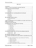 Vài nét về thị trường chè và tình hình sản xuất, chế biến, xuất khẩu mặt hàng này ở Việt Nam những năm gần đây.doc