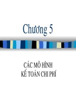 Bảng giảng kế toán chi phí slide 5
