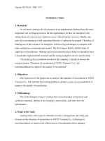 Situation of recruitment of TOTO Vietnam Co., Ltd; recommendations to improve the quality of recruitment.doc