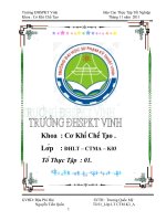 thực tập tại Công Ty TNHH thương mại & DV Nam Bình