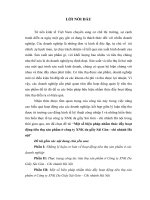 Một số biện pháp nhằm thúc đẩy hoạt động tiêu thụ sản phẩm ở công ty XNK da giầy Sài Gòn - chi nhánh Hà nội.DOC